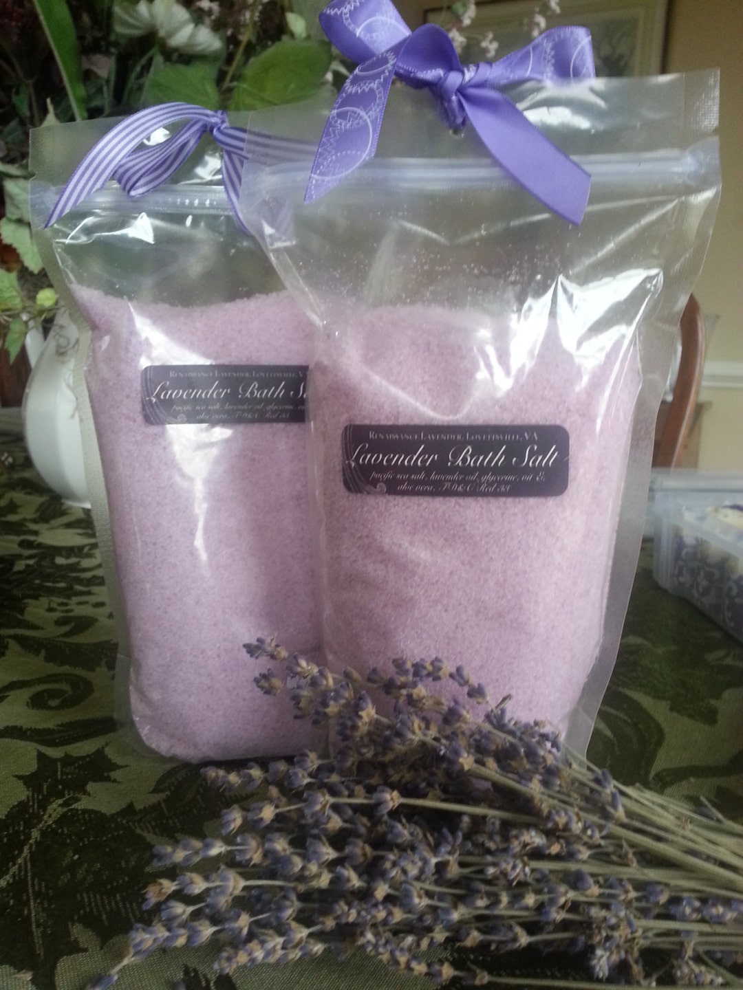 Relaxing, Sleepinducing, Lavender Bath Salts Etsy