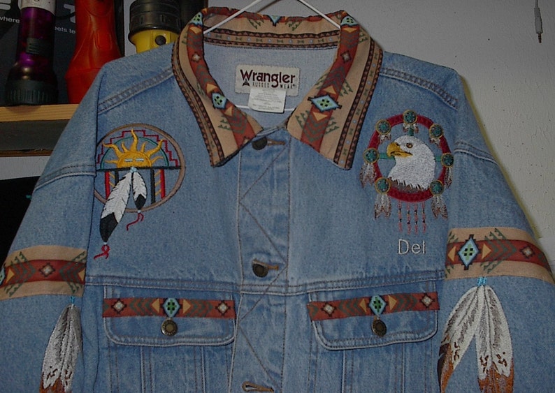 Native Embroidered Denim Jean main image 0