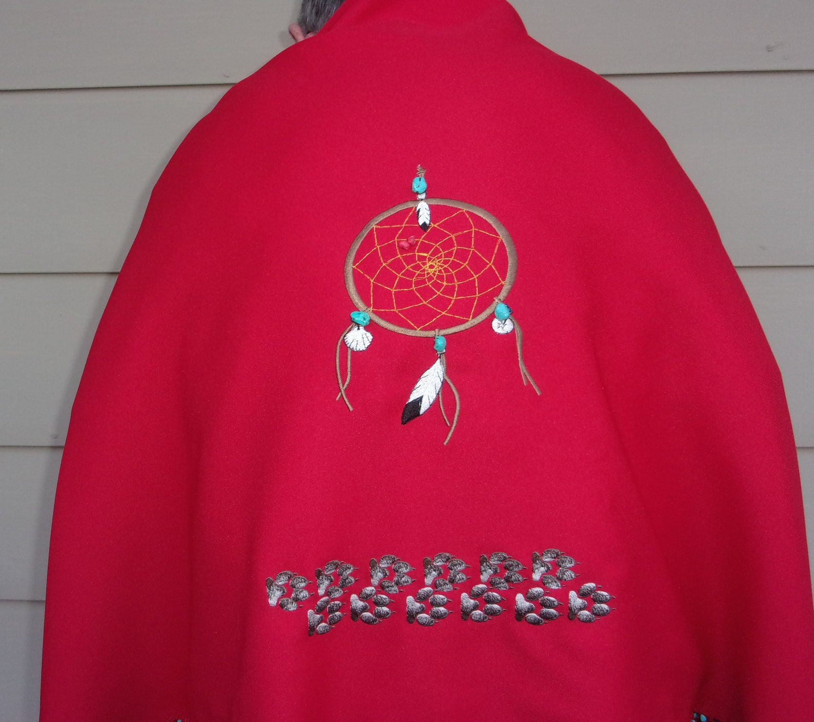 traditional native american shawl