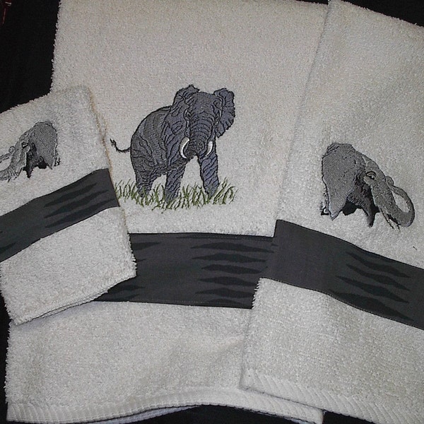 Elephant Bath Towel Etsy