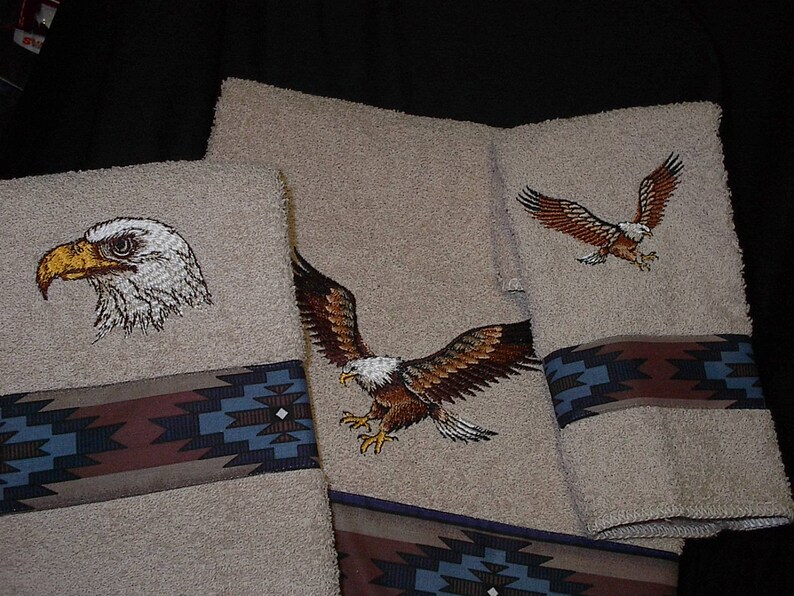 Eagle Brave Sheet Towel 75cm x 170cm Design Your Own Custom main image 0