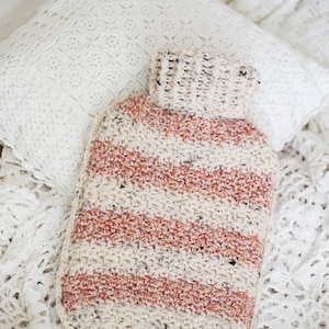 Crochet Hot Water Bottle Cosy Pattern Pdf digital download image 1