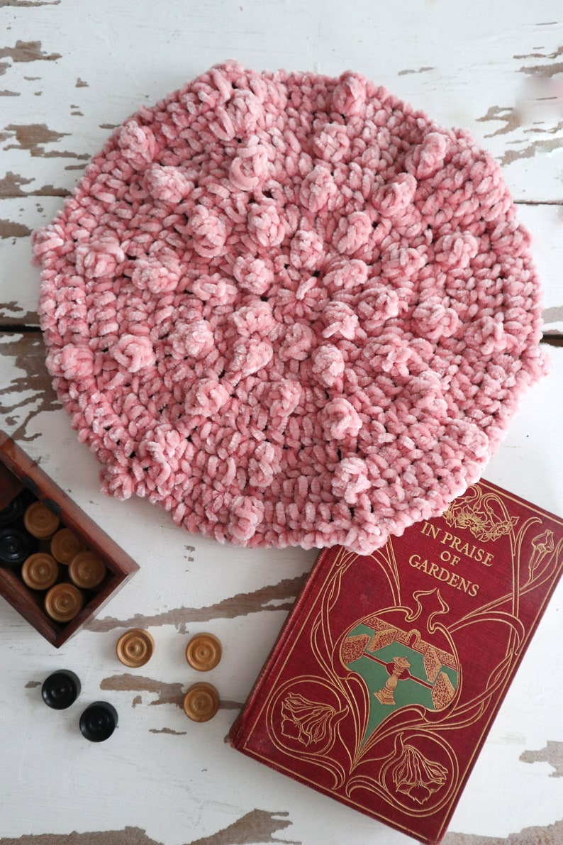 Evie Beret Hat Crochet Pattern pdf digital download image 7