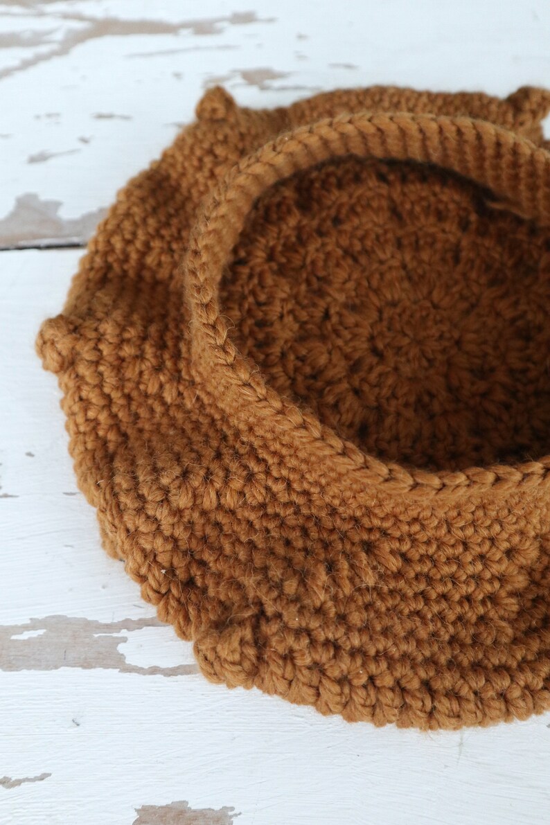 Evie Beret Hat Crochet Pattern pdf digital download image 6