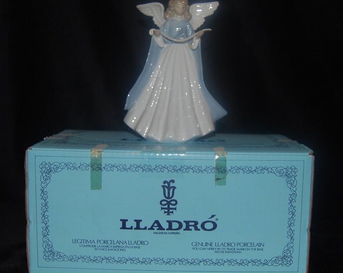 Lladro Angel Tree Topper Christmas Navidad Cantante No. 5.719 Etsy