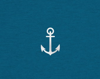 Réflecteur ANCHOR patch thermocollant enfant image ancre autocollant réfléchissant application maritime ancre réflecteurs vêtements thermocollant enfant diy