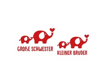 brother sister patch ELEPHANTS applications siblings patches little brother big sister shirt big brother patch little sister diy