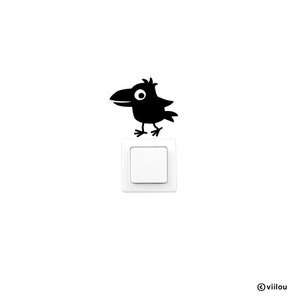 AHANDMAKER 6x Süße Lichtschalteraufkleber Mit Kaninchen – Für Ostern, Kinderzimmer & Mehr