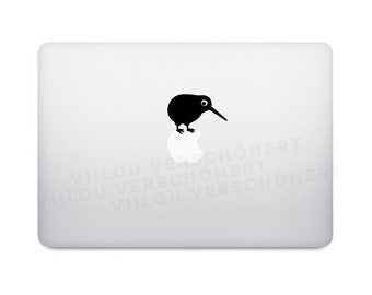 sticker KIWI decals computer stickers macbook apple logo motifs laptop decor notebook illustration kiwi bird wall tattoos diy