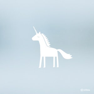 sticker UNICORN decal window pictures children stickers unicorns decals illustration baby room decor window art kids tattoos diy
