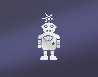 sticker reflector ROBOT decals children helmet bicycle reflecting stickers kids bike reflective stickers outdoor diy