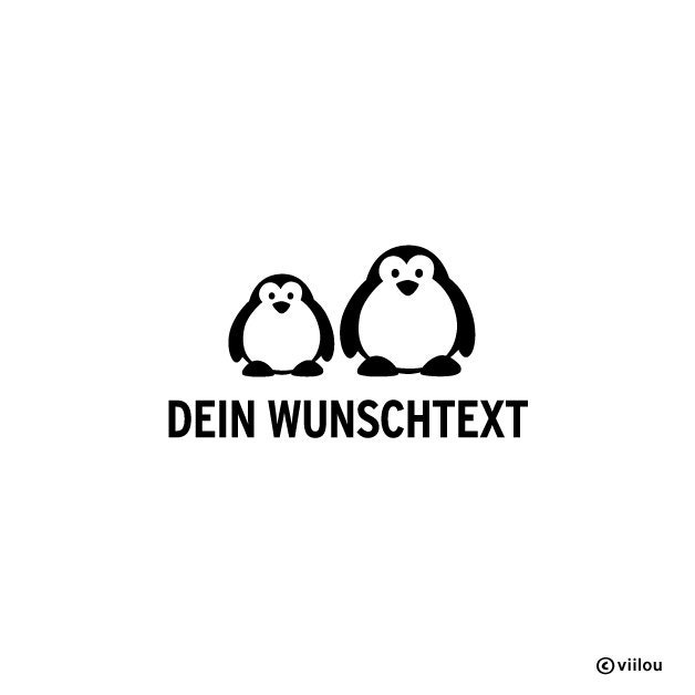 stickers names children wall decals PENGUINS wall tattoos nursery wall stickers animals illustration penguin sticker diy