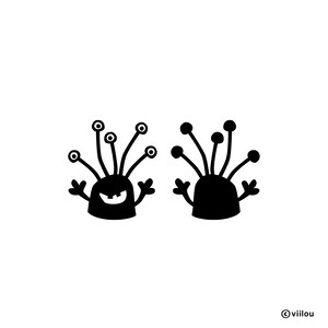 Applicazione Mostro immagini termoadesive applicazioni per bambini MONSTER x2 toppe termoadesive toppe termoadesive mostri motivi camicia davanti dietro fai da te