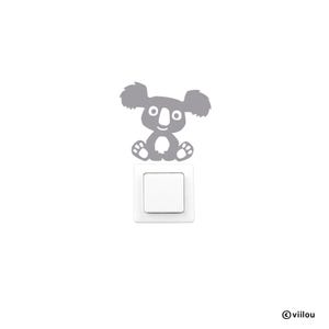 wall sticker koala wall decals switches pictures animals wall tattoos nursery decoration baby room illustration diy