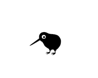 KIWI patches birds applications kiwis iron-on pictures birds stickers children diy shirt kiwi illustration birds