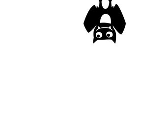 car sticker BAT decals animals on tour car pictures animals on board stickers bats illustration outdoor decal diy