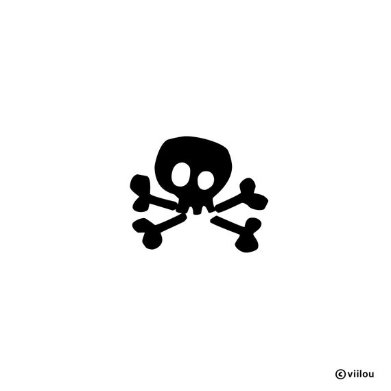 24 STICKER Piraten-Motiv – 4 Cm Rund, Schwarz/rot, Matt, Für Geschenke & Kindergeburtstag