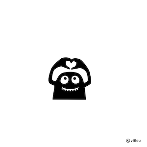 Auto Sticker MONSTER LOVE Aufkleber Heckscheibe Familie Autoaufkleber Kinder Autosticker Monster Aufkleber Fenster diy