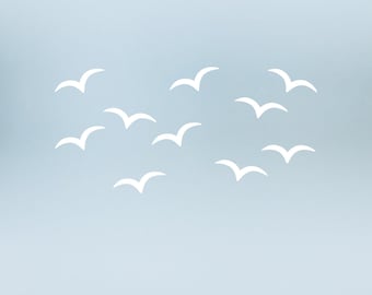 window stickers BIRDS silhouettes translucent pictures birds decals window tattoos birds glass door decoration motifs self-adhesive diy