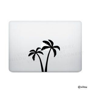 sticker PALM TREES decals computer stickers macbook apple decals ipad stickers notebook tattoos laptop illustration palms wall tattoos