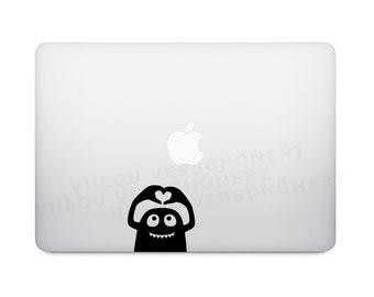 sticker computer decal monster stickers laptop illustration macbook art tablet sticker MONSTER LOVE