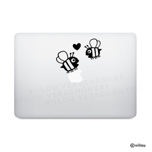 Sticker BIENCHEN Computer Aufkleber Notebook Sticker Laptop Illustration Hummel Aufkleber Biene Motive Tablet ipad Decals diy