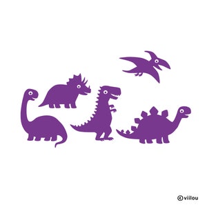 DINOSAURS wall tattoo dinosaurs decals nursery wall tattoos dinos illustration t-rex wall decal dino wall stickers kids decor children diy