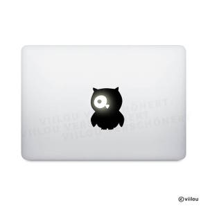 sticker OWL decals computer stickers notebook tattoos macbook apple logo illustration owls stickers iPad motifs tablet decals diy