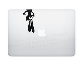Peeking Cute Vinyl Bunny Sticker Rabbit Car Decal / Laptop Decal ...