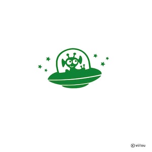 Naklejki ścienne UFO do pokoju dziecięcego, naklejki ścienne z motywem kosmitów, naklejki ścienne z gwiazdami, ilustracje dla dzieci, naklejki UFO, DIY