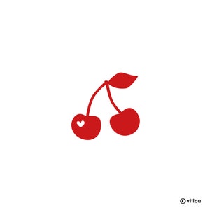 CHERRIES patches cherry applications fruits stickers children illustration fruits applications baby pictures