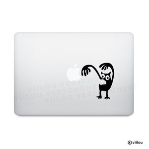 decal MONSTER sticker computer decals notebook illustration ipads apple motifs tablet art BOO