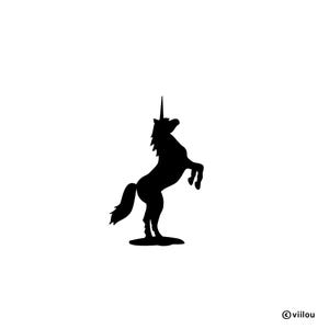patch UNICORN applications unicorns patches silhouettes unicorns illustration unicorn Shirt diy kids iron-on pictures children