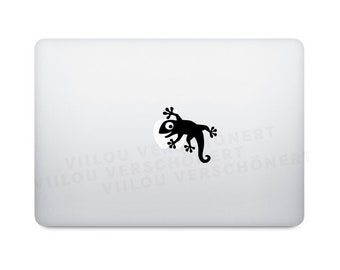 GECKO Autocollant Ordinateur Autocollant Gecko Illustration Notebook Tatouages Macbook Autocollant Geckos Autocollant Ordinateur Portable Motifs Tablette bricolage