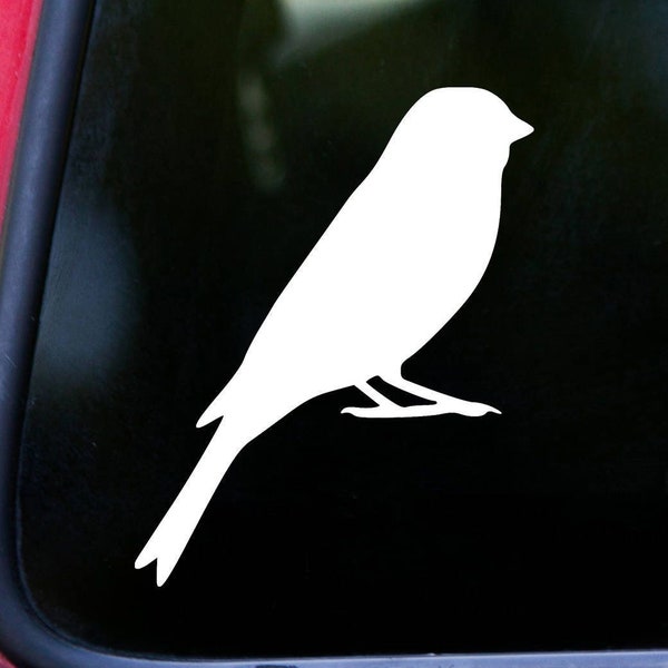 Canary Vinyl Decal Sticker - Finch - Atlantic Yellow Songbird