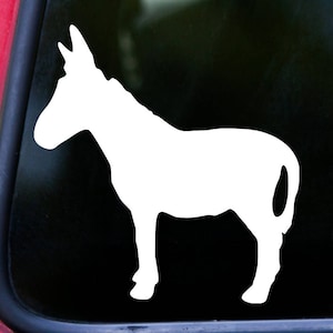Donkey Vinyl Decal Sticker - Farm Barnyard Animal Jackass Burro Mule
