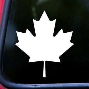 Maple Leaf Vinyl Decal Sticker - Canada Canadian Flag