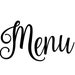 Menu Vinyl Sticker - Kitchen Home Organization Label - Die Cut Decal ...