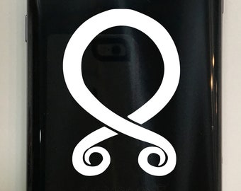 Troll Cross Vinyl Sticker - Trollkors - Norse Protection Symbol