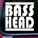 BASS HEAD v1 Vinyl Decal Sticker EDM Music Basshead | Etsy