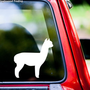 Alpaca Vinyl Decal Sticker - Camel Llama Suri Huacaya