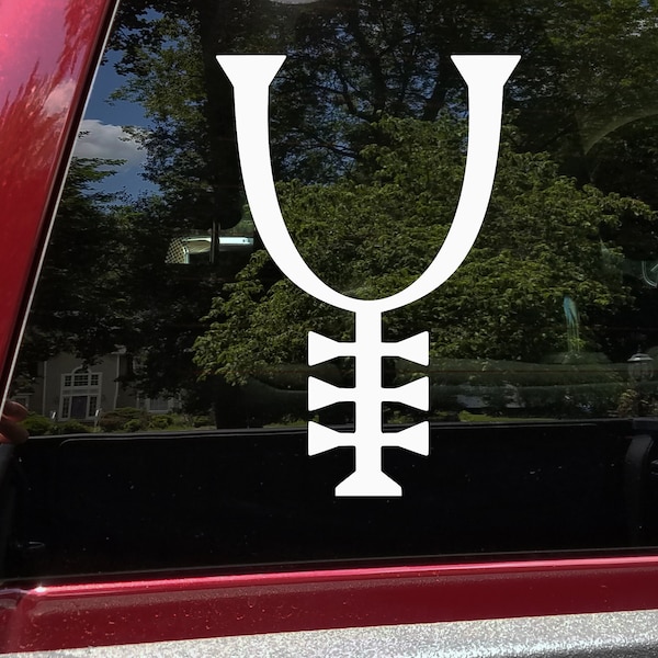 Amalgamation Alchemy Symbol Vinyl Decal - Alchemical Mixture - Die Cut Sticker