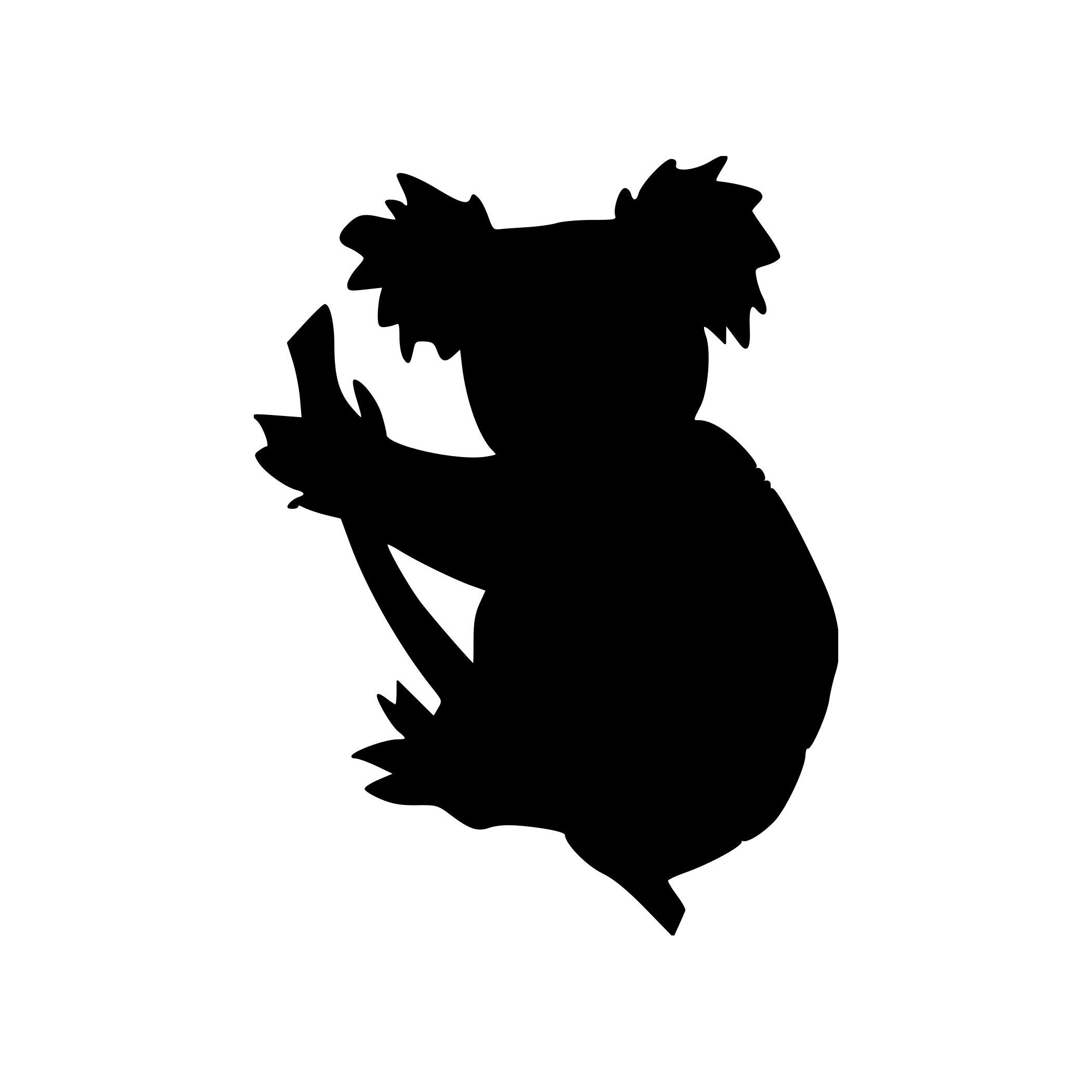 Koala Bear Vinyl Decal Sticker Eucalyptus Australia Etsy