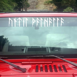 Until Valhalla in Norse Runes Vinyl Decal V2 - Viking Elder Futhark ...