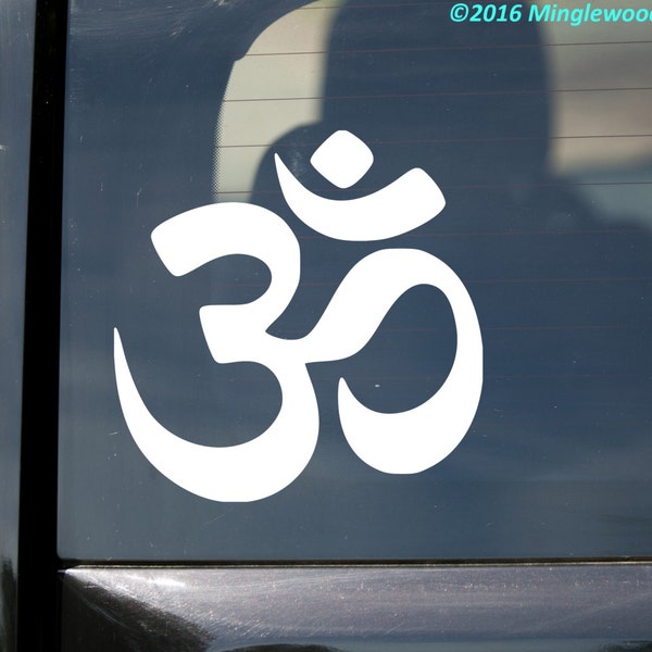 Om Aum Symbol Vinyl Sticker - Ohm Buddhism Hinduism - Die Cut Decal