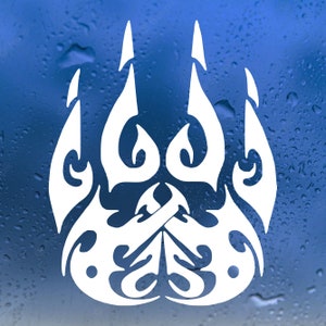 Viking Bear Claw Berserker Vinyl Decal V1 - Paw Norse Mythology - Die Cut Sticker