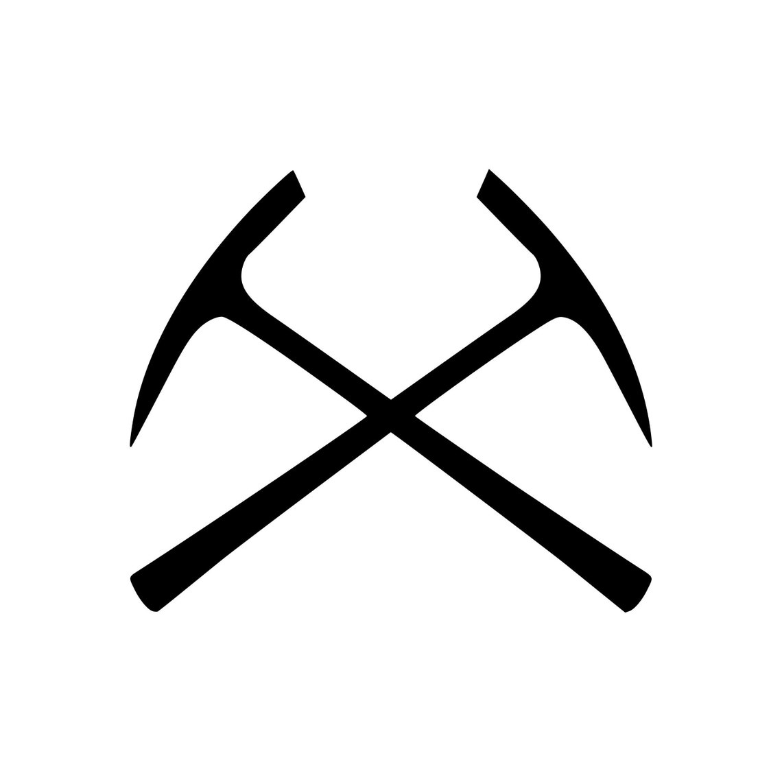 CROSSED PICKAXES Vinyl Decal Sticker Mining Pick Axes Etsy UK