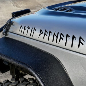 Until Valhalla in Norse Runes Vinyl Decal V2 - Viking Elder Futhark ...