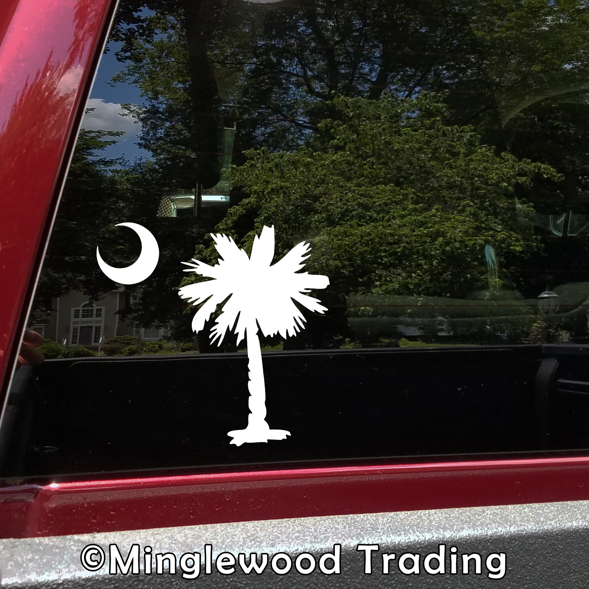 Car Decals for Women South Carolina Decal Palmetto Tree South Carolina