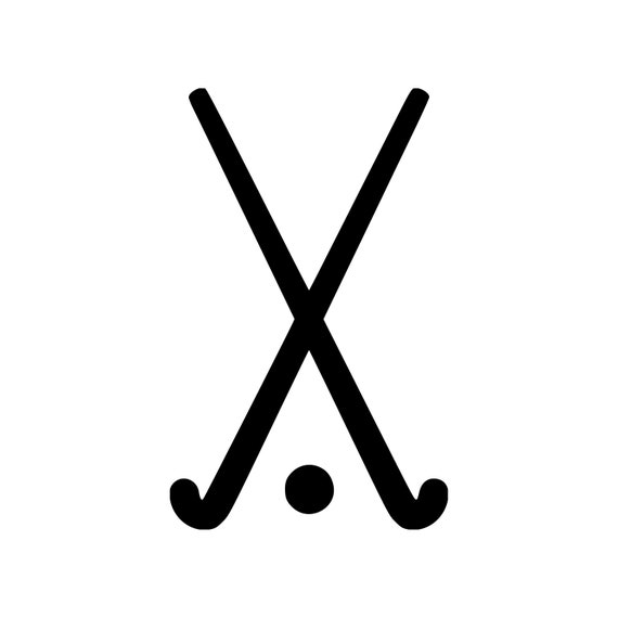 FIELD HOCKEY STICKS Vinyl Decal Sticker 20 Color Options Etsy